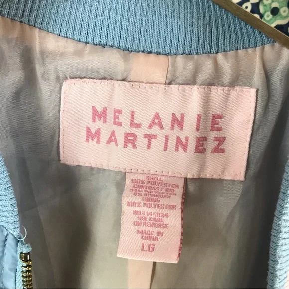 MELANIE MARTINEZ Cry Baby Satin Bomber Jacket Size Large - Picture 14 of 16